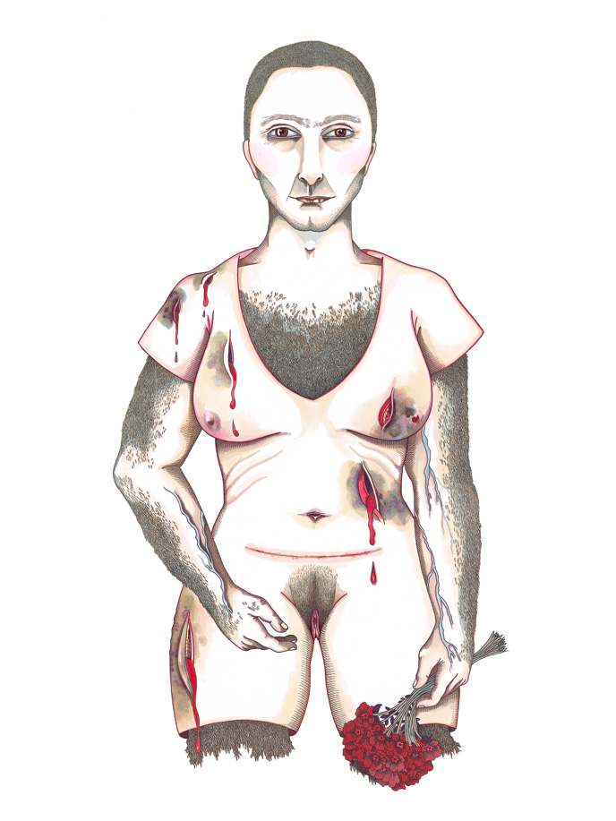 l'un dans l'autre - Illustration du livre La garde-robe. Edition Thierry Magnier_2010